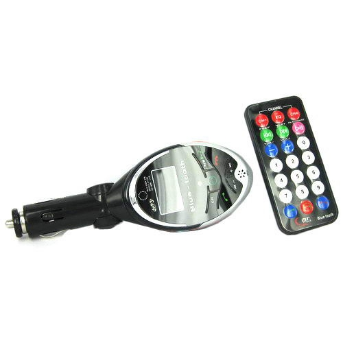 Car MP3 WMA Wireless FM Transmitter (oval)